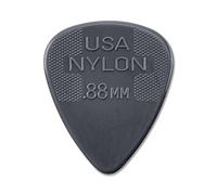 Jim Dunlop 44P.88 Plettri in Nylon Standard, Spessore da 0.88 mm, 12 Pezzi, Dark Grey