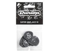 Jim Dunlop 571P140 - Picks Gator Grip Jazz Iii, 1,40 Mm, Confezione Da 6