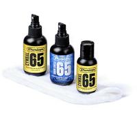 JIM DUNLOP - 6400 System 65 Cymbal & Drum Care Kit, Kit Pulizia Batterie e Piatti, Formula 65 Drum Shell Polish & Cleaner, Cymbal Intensive Cleaner, Cymbal Cleaner, Guanto Pulizia