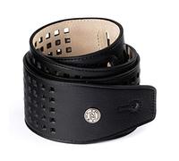 Jim Dunlop BMF07BK, tracolla per chitarra elettrica con fori quadrati, 6,3 cm