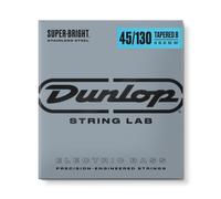 JIM DUNLOP Corde per basso coniche in acciaio inox super luminose 45-130 | 5 corde