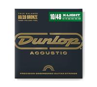 Dunlop DAB1048 Extra Light 010/048 Muta Corde per Chitarra Acustica 80/20 Bronze