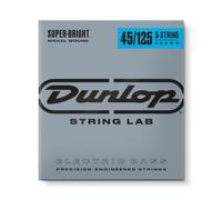 Jim Dunlop DBSBN 45-125 - Corda per basso Super Bright Nickel Plated Steel, misura: medium, set da 5