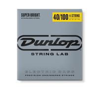 Jim Dunlop DBSBS 40-100 - Corda per basso Super Bright Stainless Steel, misura: light, set da 4