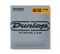 Jim Dunlop DBSBS 40-120 - Corda per basso Super Bright Stainless Steel, misura: light, set da 5