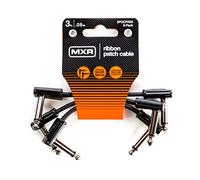 JIM DUNLOP MXR Cavo Patch a Nastro 3 pollici | 7,6 cm - Confezione da 3, Spina Angolata 1/4 di pollice (3PDCPR03)