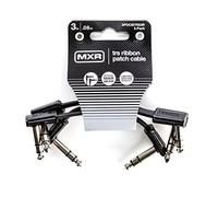 JIM DUNLOP MXR Cavo Patch TRS a Nastro 3 pollici | 7,6 cm - Confezione da 3, Spina Angolata 1/4 di pollice (3PDCISTR03R)