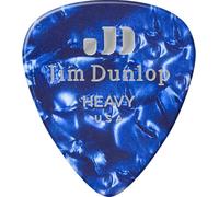 JIM DUNLOP Plettri Celluloid Classic, sacco da 72, blu perlato, duro