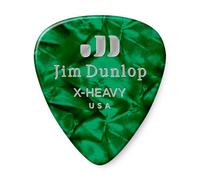 JIM DUNLOP Plettri per chitarra in celluloide verde perlato, extra pesanti, confezione da 72 (483R12XH)