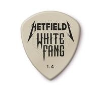 JIM DUNLOP - Plettro White Fang Custom Flow di James Hetfield, 1,4 mm, confezione da 24 (PH122R1.4)