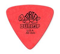 Jim Dunlop Tortex 431P50 Plettri Triangolari Per Chitarra Da 0,50 Mm 72 .50Mm Red