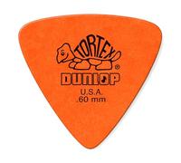 Jim Dunlop Tortex 431P50 Plettri Triangolari Per Chitarra Da 0,50 Mm 72 .60Mm Orange