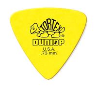 Jim Dunlop Tortex 431P50 Plettri Triangolari Per Chitarra Da 0,50 Mm 72 .73 Mm Yellow