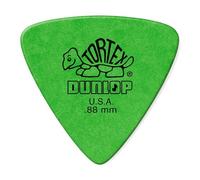 Jim Dunlop Plettri triangolari per chitarra Tortex Triangle 0,88 mm verdi