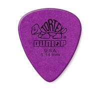 JIM DUNLOP Tortex Standard 1.14 mm - Confezione da 24 Plettri Resistenti e Flessibili, Suono Brillante e Attacco Aggressivo, Colore Verde