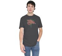 Jim Henson - Dark Crystal Dark Crystal Symbol Logo T Shirt, Charcoal, Carbone, XXL Unisex-Adulto