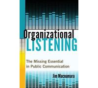Jim Macnamara Organizational Listening (Tascabile)