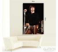 Jim Morrison - 8 - Quadro stampa su Tela Pelle Canvas Dipinto Arte Moderna