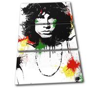 Jim Morrison Abstract Musical TREBLE TELA parete arte foto stampa