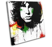 Jim Morrison The Doors Abstract Musical SINGLE TELA parete arte foto stampa