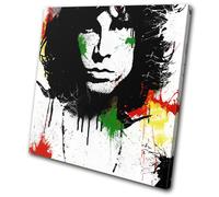 Jim Morrison The Doors Abstract Musical SINGLE TELA parete arte foto stampa