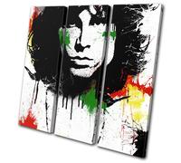 Jim Morrison The Doors Abstract Musical TREBLE TELA parete arte foto stampa