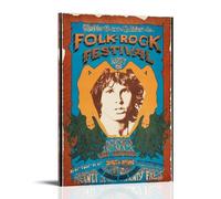 Jim Morrison The Doors - Poster su tela, decorazione per il soggiorno, la parete, la camera da letto, la pittura artistica, moderna per la casa, il ragazzo, la stampa, la pittura per ragazze, le