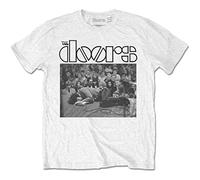 Jim On Floor, Short Sleeve da Uomo, Bianco (White), XL