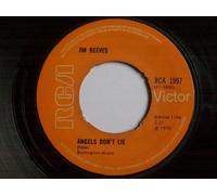 JIM REEVES Angels Don't Lie / You Kept Me Awake Last Night 7" vinyl