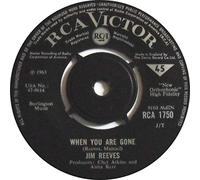 JIM REEVES - WHEN YOU'RE GONE 7in [35993]