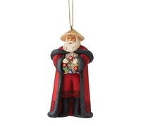 Jim Shore - Decorazione da appendere con Babbo Natale filippino