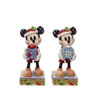 Jim Shore Enesco 6013060 - Topolino di Babbo Natale con regalo, 15,6 cm