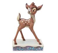 Jim Shore Enesco Disney Traditions 6013064 Bambi - Statuetta natalizia in posa, 11,3 cm