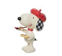 JIM SHORE Peanuts Snoopy Artist Painter Mini Figure 6011956 Enesco Figure