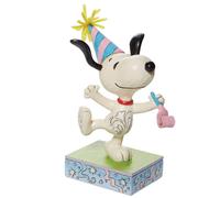 Jim Shore Peanuts Snoopy Figurina Animale Da Festa