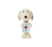 JIM SHORE Peanuts Snoopy With Love Sign Mini Figure 6016260 Valentine Enesco