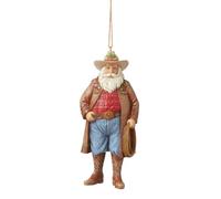 Jim Shore Western Santa Ho Ornamento da appendere