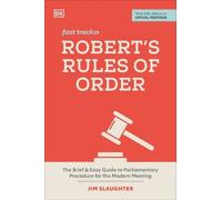 Jim Slaughter Robert's Rules of Order Fast Track (Tascabile)