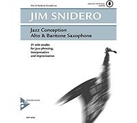 Jim Snidero Jazz Conception Alto & Baritone Saxophone avec audio à t (Tascabile)