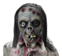JIMACRO Maschera Zombie, Maschera Zombie Adulto, Maschere Halloween Realistiche per Costume, Carnevale o Halloween, Accessorio per Costume da Favola