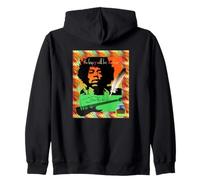Jimi Hendrix_703_Back Printed Felpa con Cappuccio