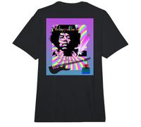 Jimi Hendrix_704_Back Printed Comfort Colors Adult Heavyweight T-Shirt