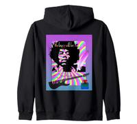 Jimi Hendrix_704_Back Printed Felpa con Cappuccio