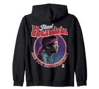 Jimi Hendrix Are You Experienced Official 60s Rock Blues ALB Felpa con Cappuccio