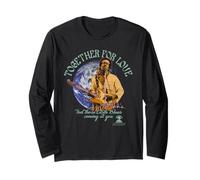 Jimi Hendrix Earth Blues Vintage Band Maglia a Manica