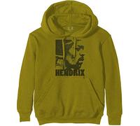 Jimi Hendrix - Felpa # Xl Unisex Green # Let Me Live