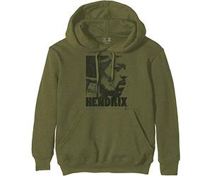 Jimi Hendrix - Felpa # Xs Unisex Green # Let Me Live