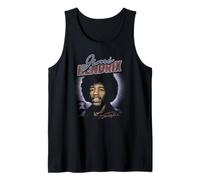 Jimi Hendrix Grainy Photo Portrait with Halo Vintage Band Canotta