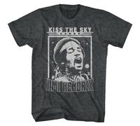 Jimi Hendrix - Il Cielo - Manica Corta - Heather - Adulto - T-Shirt