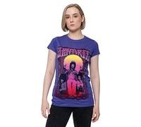 Jimi Hendrix Ladies Tee: Karl Ferris Wheel - Small - Purple